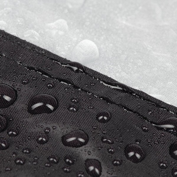 Housse de protection intérieur / extérieur OXFORD Aquatex noir/argent - scooter - avec Top case et bulle haute - S