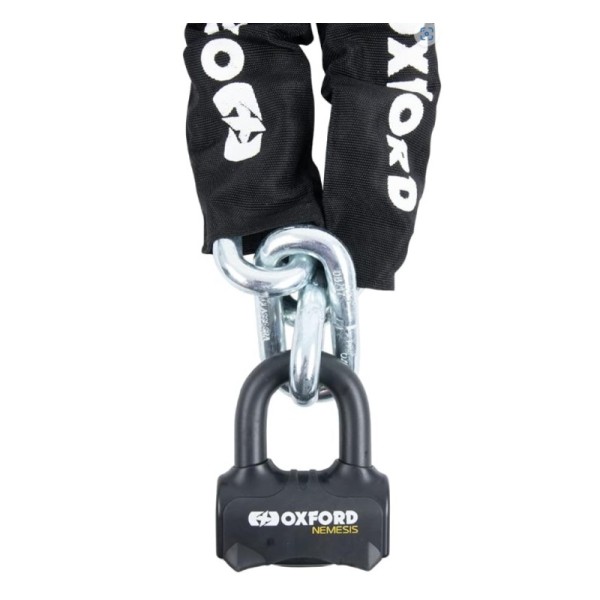 Antivol à chaîne OXFORD Nemesis 16 mm avec chaîne de 2,0 m