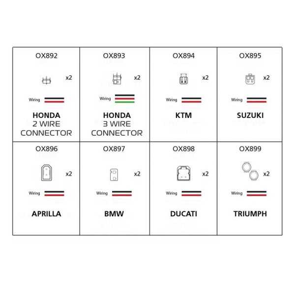 Cable pour clignotants OXFORD - Yamaha 3 Wire Connector
