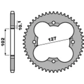 Couronne PBR acier standard 4480 - 520
