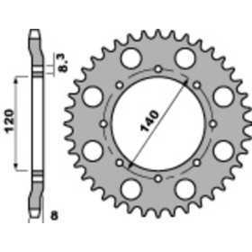 Couronne PBR acier standard 506 - 520