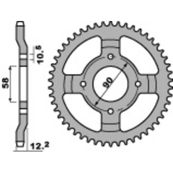 Couronne PBR acier standard 273 - 428