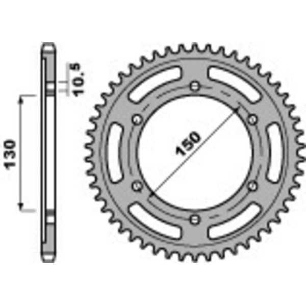 Couronne PBR acier standard 300 - 525