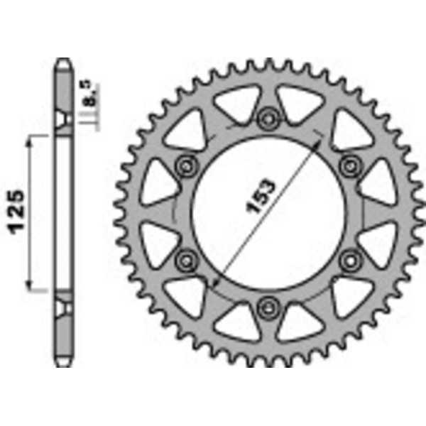 Couronne PBR aluminium Ultra-Light 289 - 520