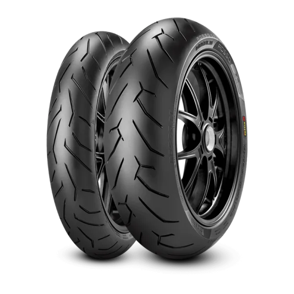 Pneu PIRELLI Diablo Rosso II (F) (K) 120/70 ZR 17 M/C (58W) TL