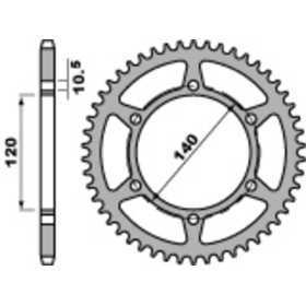 Couronne PBR acier standard 475 - 520