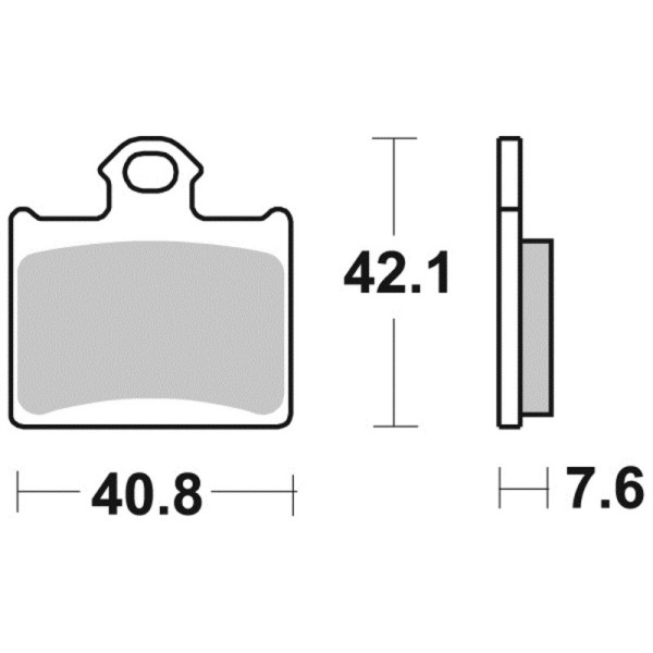 Plaquettes de frein BRAKING Off-Road/Quad métal fritté - 949CM44