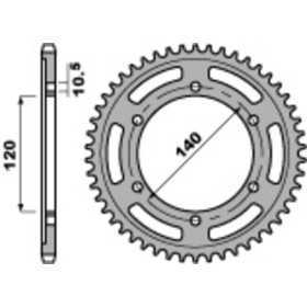 Couronne PBR acier standard 5301 - 525