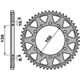 Couronne PBR acier standard 860 - 530