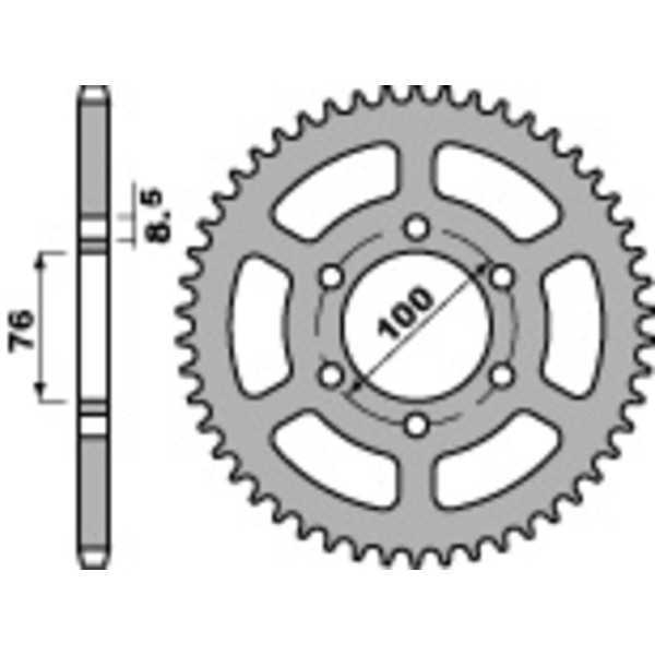 Couronne PBR acier standard 4513 - 428