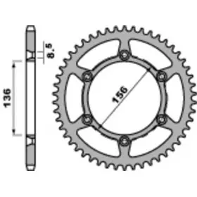 Couronne PBR acier standard 820 - 520