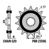 Pignon PBR Acier Anti-bruit 2359G - 520