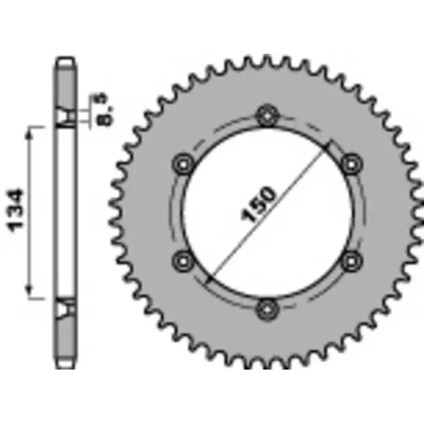 Couronne PBR acier standard 4330 - 428