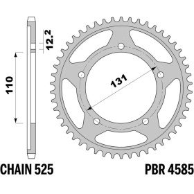Couronne PBR acier revenu 4585 - 525