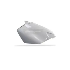 Plaques latérales POLISPORT blanc Yamaha YZ125/YZ250