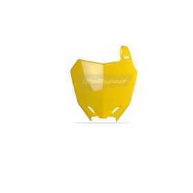 Plaque numéro frontale POLISPORT jaune Suzuki RM-Z250/RM-Z450