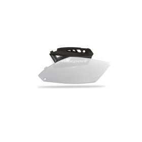 Plaques latérales POLISPORT couleur origine (12-13) noir/blanc Yamaha YZ250F
