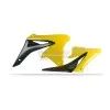 Ouïes de radiateur POLISPORT noir/jaune Suzuki RM-Z250