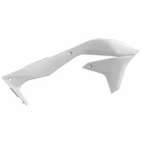 Ouïes de radiateur POLISPORT blanc Kawasaki KX450F