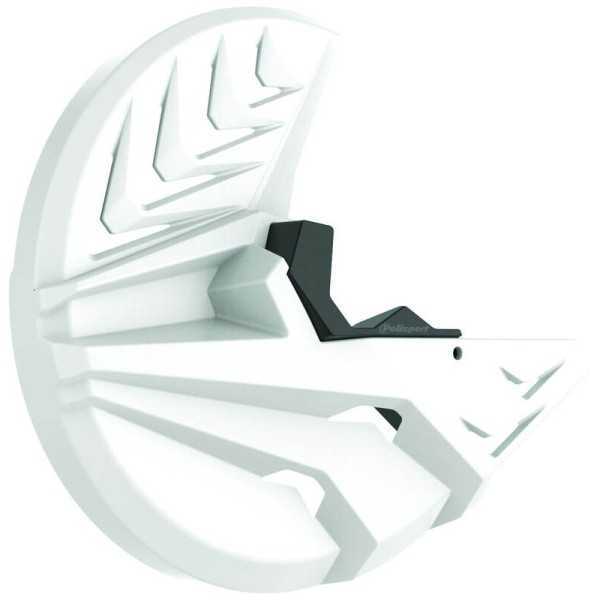 Protections de fourche et disque avant POLISPORT blanc KTM/Husqvarna