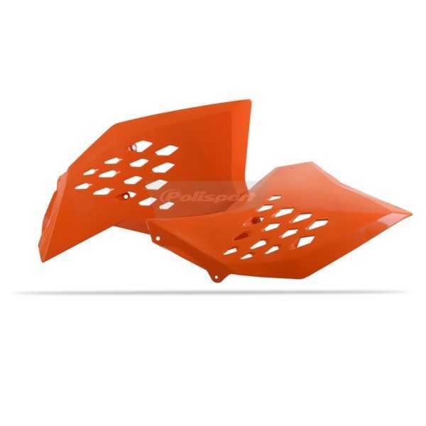 Ouïes de radiateur POLISPORT orange KTM
