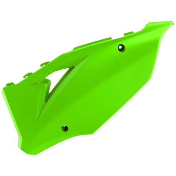 Plaques latérales POLISPORT Restylé vert citron Kawasaki KX125/250