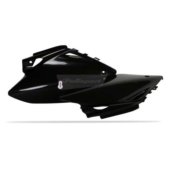 Plaques latérales POLISPORT noir Honda CRF450R