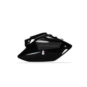 Plaques latérales POLISPORT noir Honda CRF450R