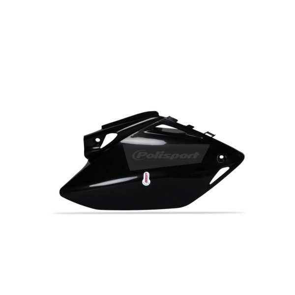 Plaques latérales POLISPORT noir Honda CRF450R