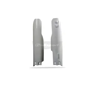 Protections de fourche POLISPORT blanc Suzuki RM125/RM250