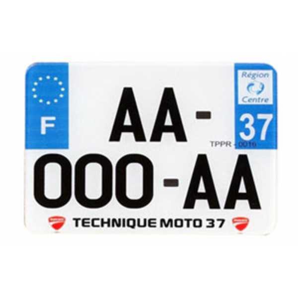Plaques Françaises PPI 210x130 SIV Département 89 PVC 10 pièces