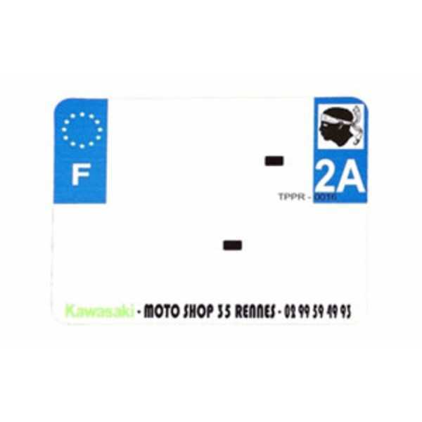 Plaques Françaises PPI 210x130 SIV Département 75 PVC 10 pièces