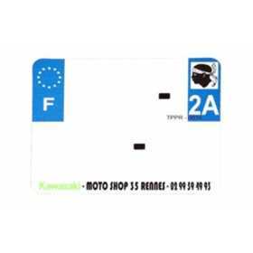 Plaques Françaises PPI 210x130 SIV Département 72 PVC 10 pièces