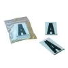 Caractères à coller PRO PLAQUES "A" - 45MM pour plaques PVC 50 pièces