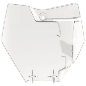Plaque numéro frontale POLISPORT transparent KTM SX/SX-F125