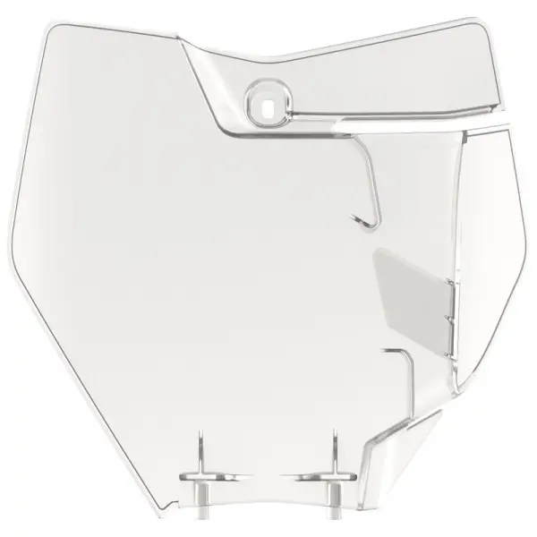 Plaque numéro frontale POLISPORT transparent KTM SX/SX-F125