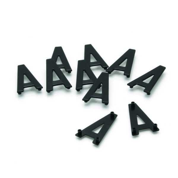 Caractères PRO PLAQUES "L" - 45MM pour plaques aluminium 10 pièces