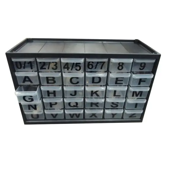 Assortiment caractères pour plaques aluminium PPI PRO PLAQUES -