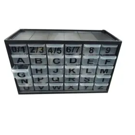 Assortiment caractères pour plaques aluminium PPI PRO PLAQUES -