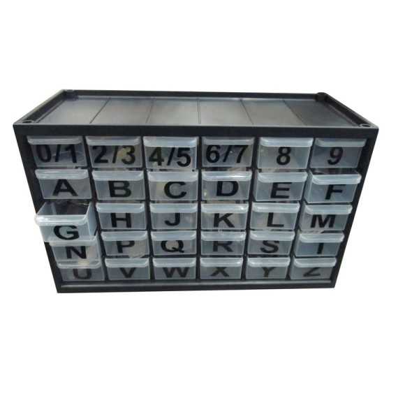 Assortiment caractères pour plaques aluminium PPI PRO PLAQUES -