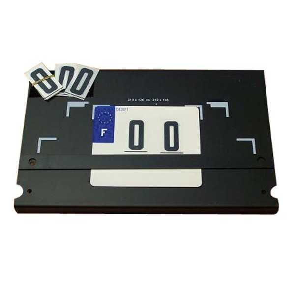 Plateau de fabrication PPI plaques immatriculation PRO PLAQUES
