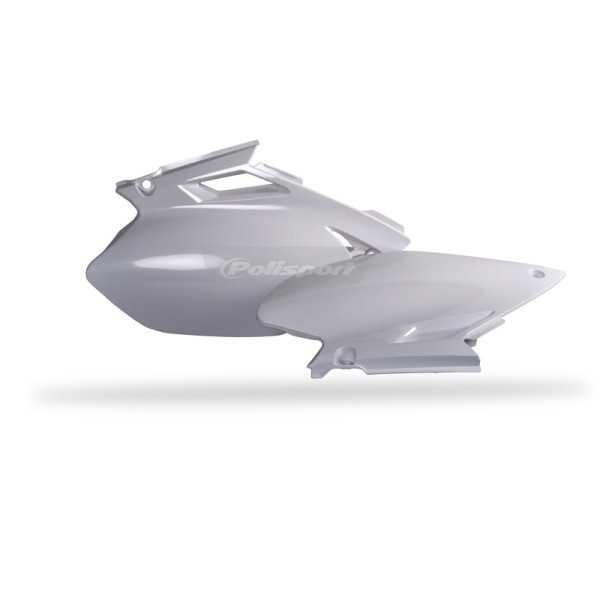 Plaques latérales POLISPORT blanc Yamaha YZ250F/YZ450F