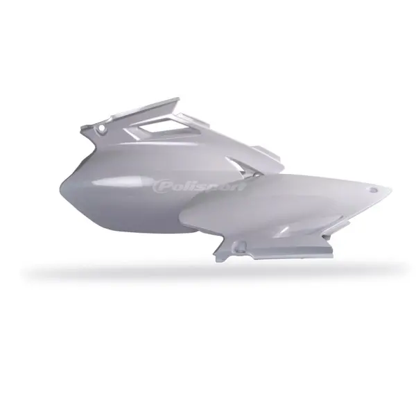 Plaques latérales POLISPORT blanc Yamaha YZ250F/YZ450F