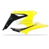 Ouïes de radiateur POLISPORT couleur origine 09-15 noir/jaune Suzuki RM-Z450