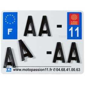 Plaques Françaises PPI 210x130 SIV Département 95 aluminium 10 pièces