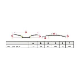 Guidon PRO TAPER Seven Height Schoolboy High