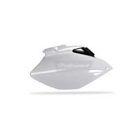 Plaques latérales POLISPORT couleur origine noir/blanc Yamaha YZ250F/YZ450F