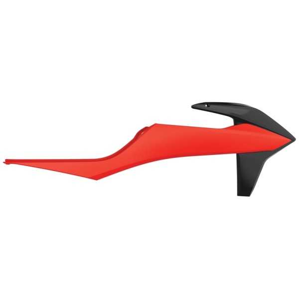 Ouïes de radiateur POLISPORT noir/orange fluo KTM SX/SX-F