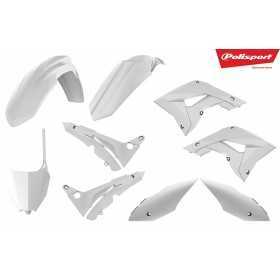 Kit plastiques POLISPORT blanc Honda CR125/250R