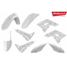 Kit plastiques POLISPORT blanc Honda CR125/250R